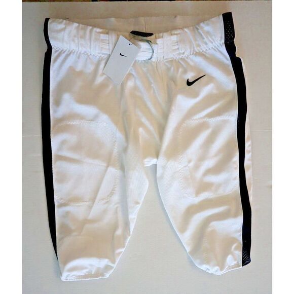 Nike CI3771-106 Men's Sz 2XL White/Black Vapor Pro Belted Football Pants - Picture 1 of 9